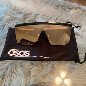 ASOS Flat top mirrored sunglasses